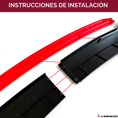 Lip Delantero Universal Arco Filo Color Facia Splitter 5pzs