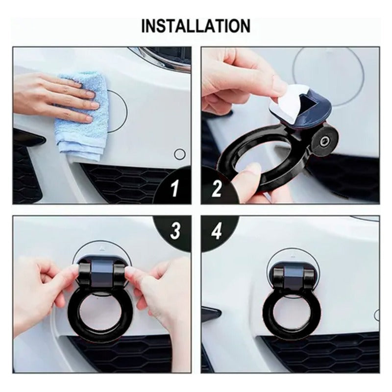 Tiron Tow Hook Decorativo Jalon Universal Gancho Remolque