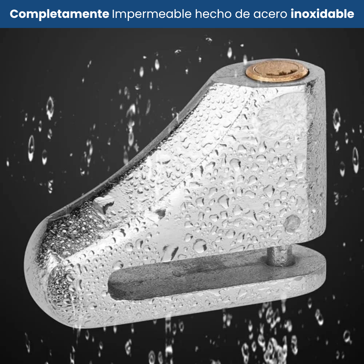 Candado  Impermeable Freno Disco Motocicleta Seguro Bloqueo