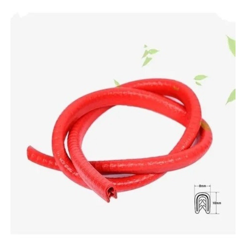 Protector Presion Borde Puerta Auto Sello Hule Moldura 5m