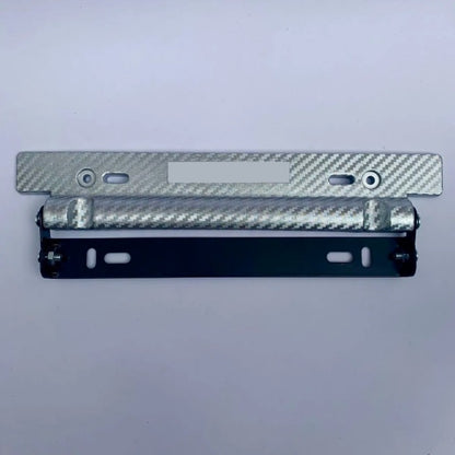 Porta Placa Universal Doble Ajuste Posiciones Matricula Jdm