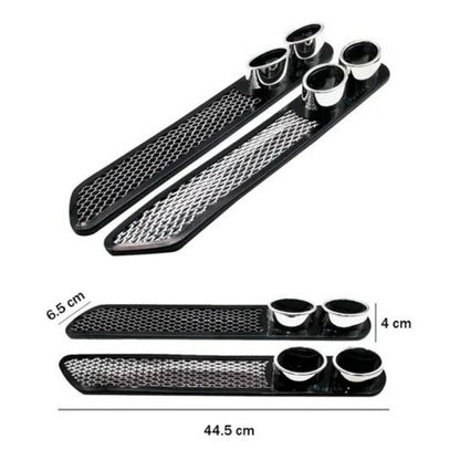 Vista Tubo Escape Par Auto Pegote Simulador Decorativo