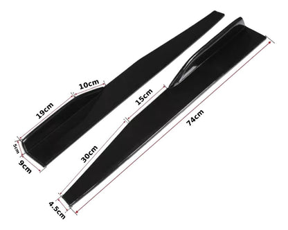 Vista Escalon 74cm Lateral Faldon Estribo Universal Falda 2u