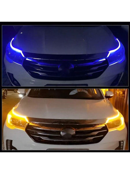 Par Tira Led Drl Flexible Direccional Secuencial Auto/Moto 60cm Compatibilidad Universal 12V impermeable IP65