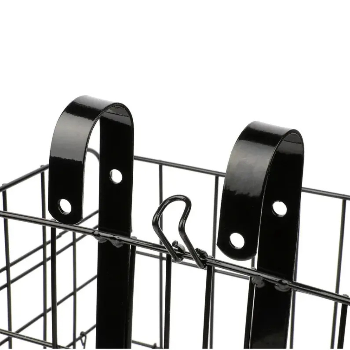 Canasta Bicicleta Soporte Plegable Canastilla Rejilla Acero