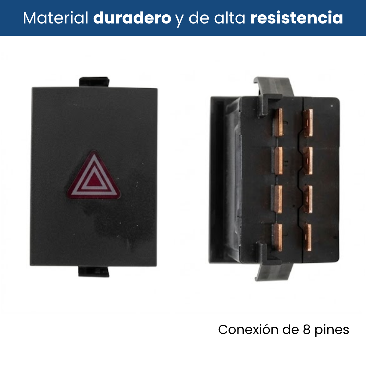 Switch Boton Intermitentes Luces Vw Pointer 1994-2010 8Pines