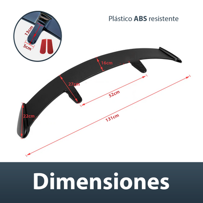 Aleron Mate Hatchback Spoiler Cola Pato Embellecedor Cajuela