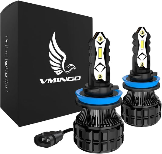 Kit 2 Bombillas LED Faros Delanteros 2 Chips Diodos 2 Lados Luz Blanca 24000LM 6000k Autos SUV Camioneta Motocicletas Universal Impermeable