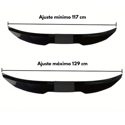 Aleron Sport Negro Splitter Cola de Pato Ajustable 11cm