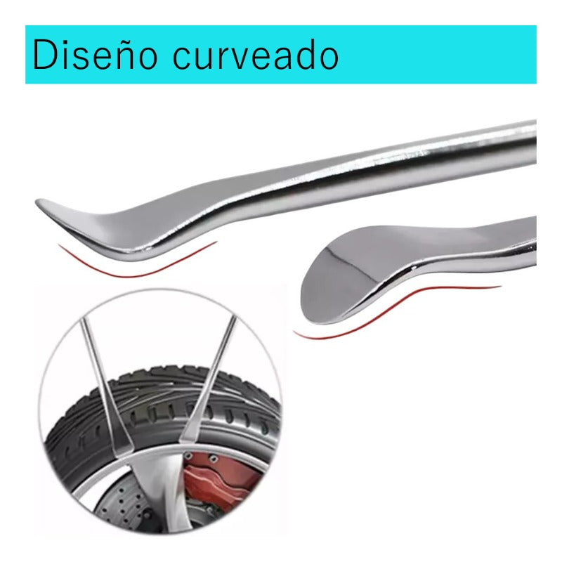 Kit Palanca Desmontar Llantas Extractor 38pz Auto Moto
