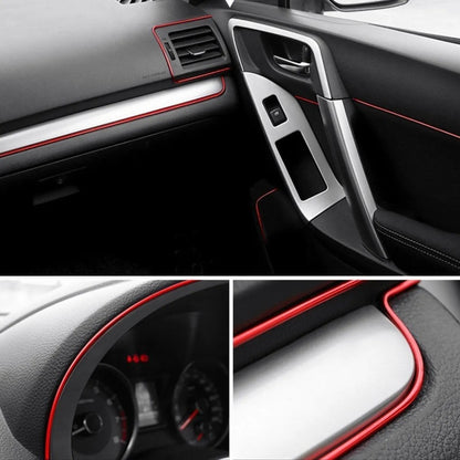 Moldura Interior Vista Decorativa Brillante Metálica 5m Auto