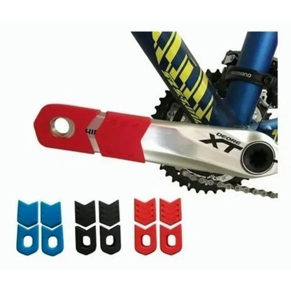 Protector Biela Bicicleta Silicon Crank Mtb Ciclismo 4 Pzas