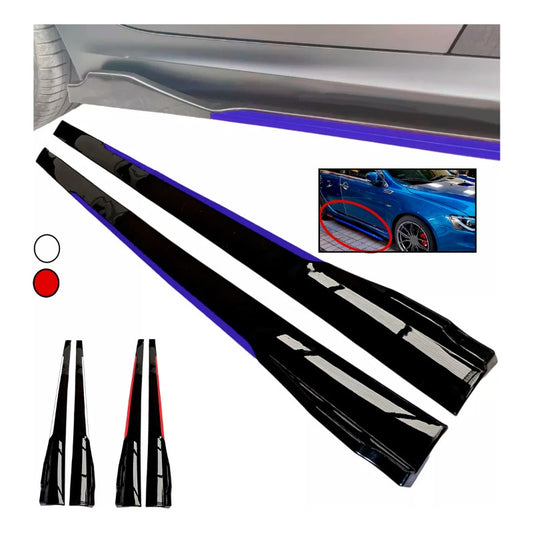 Estribo Lateral Filo Color Faldon 2.2m Universal 4pz Escalon