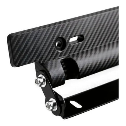 Porta Placa Universal Doble Ajuste Posiciones Matricula Jdm
