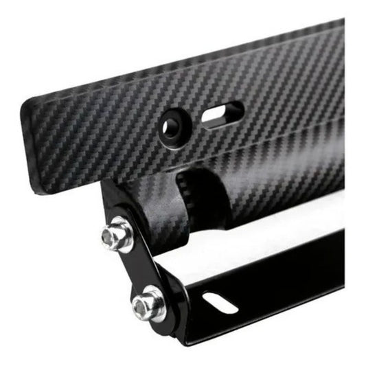 Porta Placa Universal Doble Ajuste Posiciones Matricula Jdm