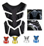 Sticker 3d Protector Cubre Tanque Moto Calcomania Flama Pescado Fishbone