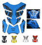Sticker 3d Protector Cubre Tanque Moto Calcomania Flama Pescado Fishbone