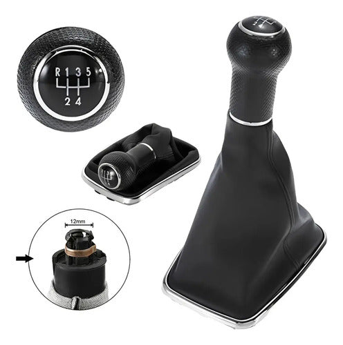 Palanca Pomo Perilla Vw A4 Jetta Golf Clasico 5 Velocidades
