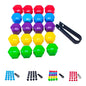 Tapon Hexagonal 20 Piezas Deportivo Cubre Birlo Tapa Perno 17mm Decorativo