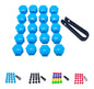 Tapon Hexagonal 20 Piezas Deportivo Cubre Birlo Tapa Perno 17mm Decorativo