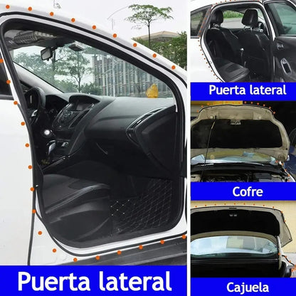 10m Cinta Protector Hule Sellado Puerta Borde Auto Tipo B