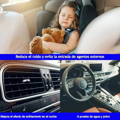 10m Cinta Protector Hule Sellado Puerta Borde Auto Tipo B