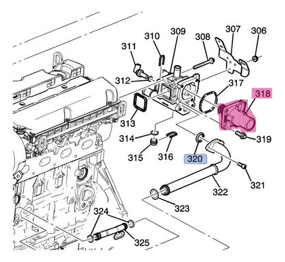 Termostato Refrigerante Chevrolet Sonic Cruze 1.6l 2010-2017
