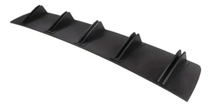 Spoiler Trasero Difusor Universal 5 Aletas Auto Bumper Facia