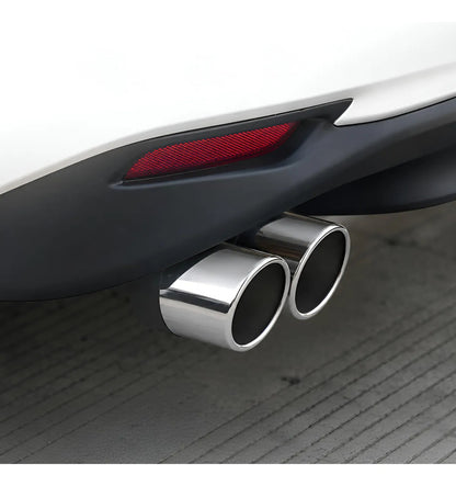Colilla Terminal Punta Escape Tubo Acero Inox Auto Universal