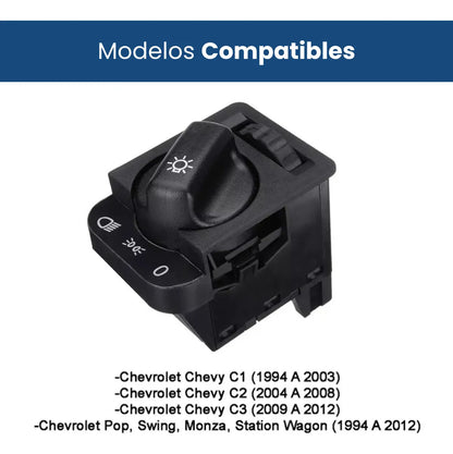 Interruptor Switch Luces Chevy Pop Monza C1 C2 C3 90213283