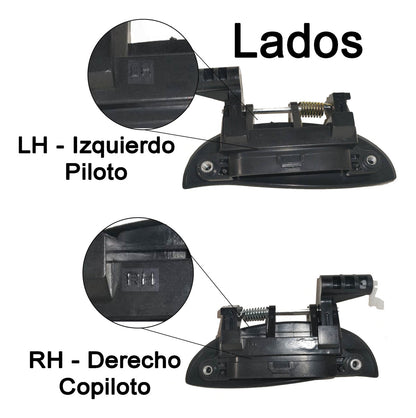 Par Manija Frontal Exterior Delantera Hyundai Atos 2000-2012
