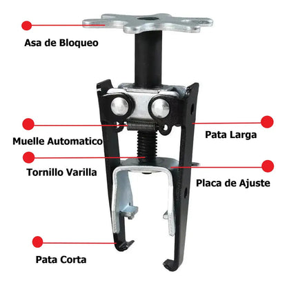 Compresor De Válvulas Universal Motor Acero Opresor De Resortes Extractor Poleas Baleros