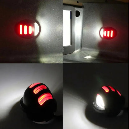 Par Luz Led Placa Matricula Bicolor Ford F150 F350 1990-2014