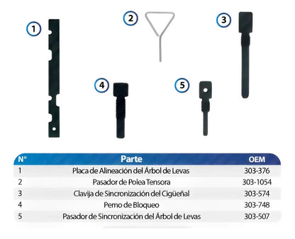 Herramienta Sincronizar Motor Mazda Ford 2.5 Bloqueo Tiempo