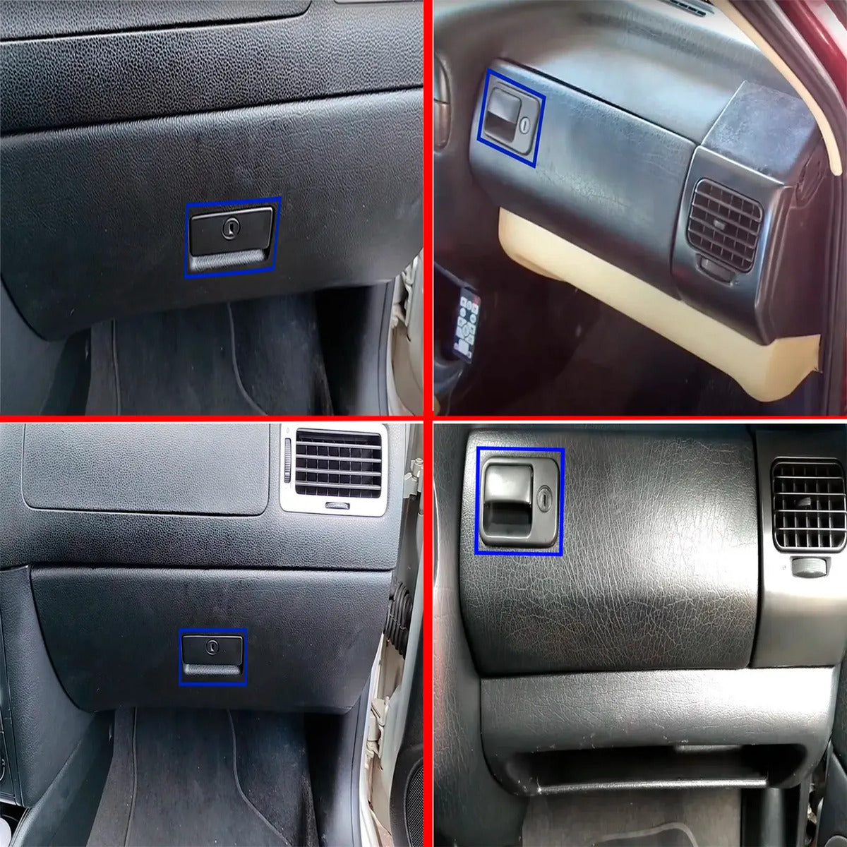 Contra Chapa Guantera Interna Vw Jetta Mk3 Golf A3 1993-1999