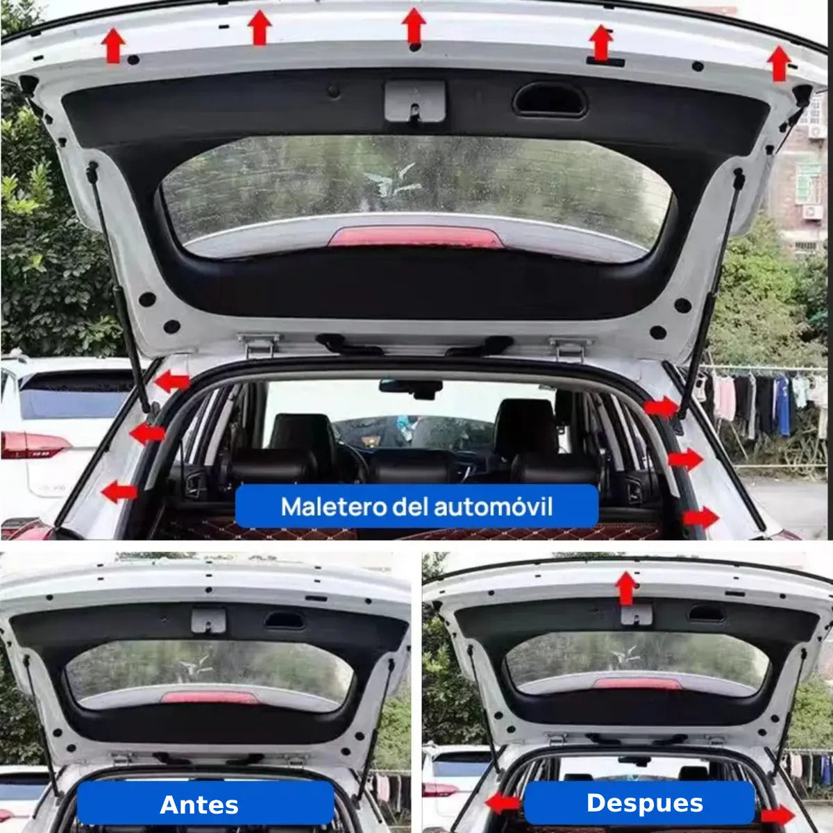 5m Sellador Tipo D Goma Puerta Moldura Protector Auto Tira