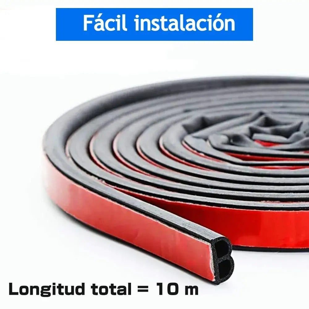 10m Cinta Protector Hule Sellado Puerta Borde Auto Tipo B