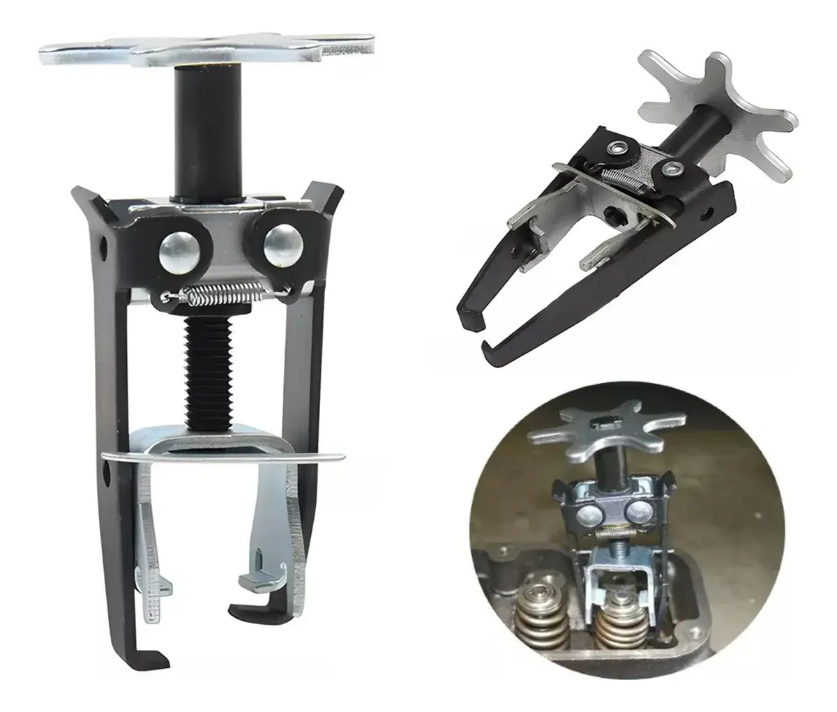 Compresor De Válvulas Universal Motor Acero Opresor De Resortes Extractor Poleas Baleros
