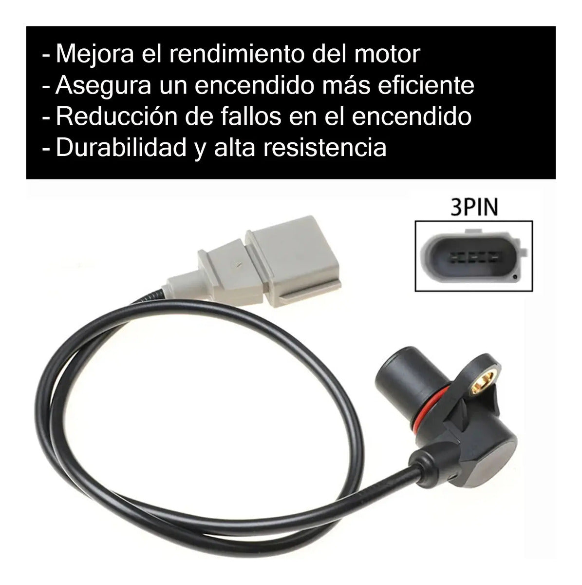 Sensor Cigüeñal Vw Jetta A4 Audi Golf Ibiza Beetle 2.0