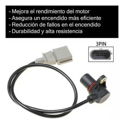 Sensor Cigüeñal Vw Jetta A4 Audi Golf Ibiza Beetle 2.0
