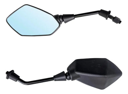 Espejo Retrovisor Moto Universal Deportivo Manillar 10mm 2pz