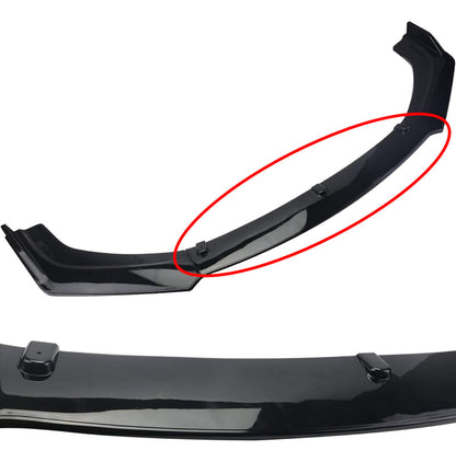 Lip 3 Piezas Civic Jetta Plástico Facia Delantero Splitter