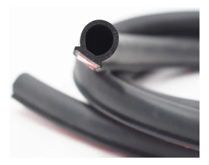 5m Sellador Tipo D Goma Puerta Moldura Protector Auto Tira