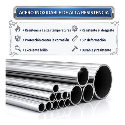 Colilla Terminal Punta Escape Tubo Acero Inox Auto Universal
