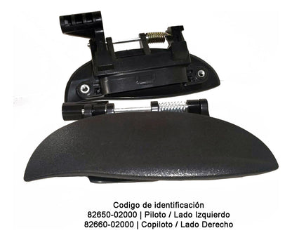 Par Manija Frontal Exterior Delantera Hyundai Atos 2000-2012