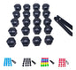 Tapon Hexagonal 20 Piezas Deportivo Cubre Birlo Tapa Perno 17mm Decorativo