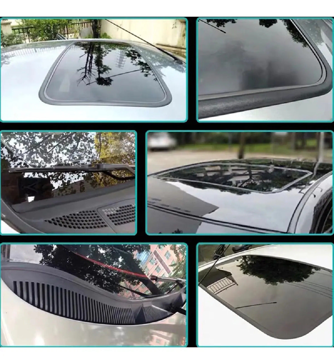 Tira Goma Hule Sellado Moldura Auto Puerta Aislante Ruido