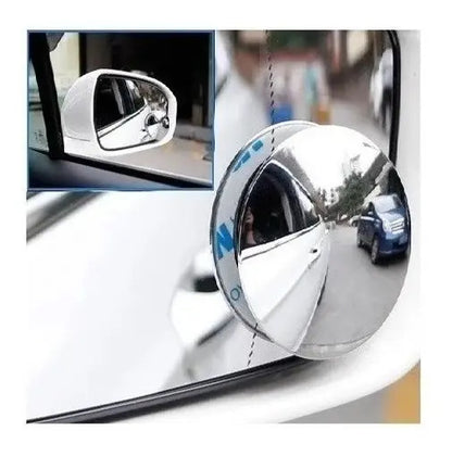 Espejo Convexo Retrovisor Punto Ciego Angulo Ajustable 2 Pzs