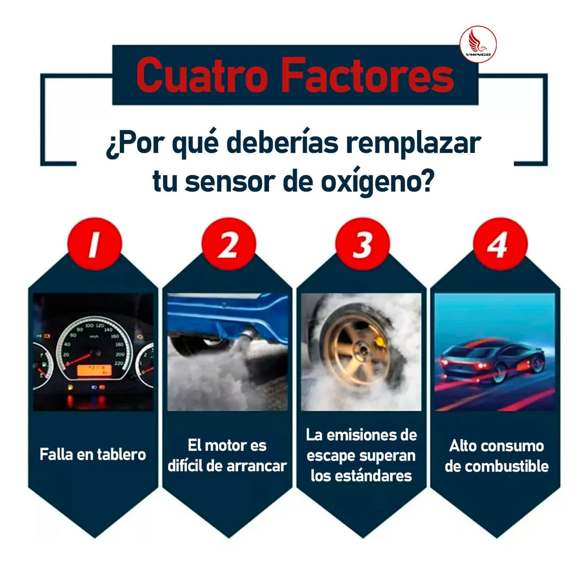 Sensor Oxigeno Aveo Spark Matiz Optra 1.2 1.6 2006-2015