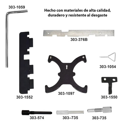 Sincronizador 9 Piezas Motor Ford Bloqueo Correa Arbol Levas